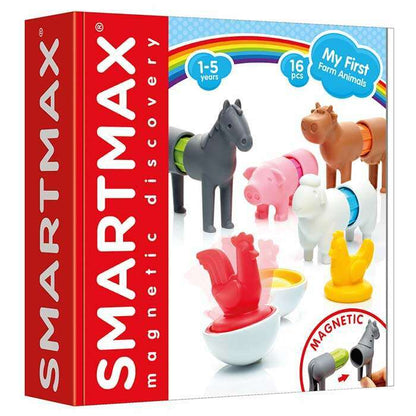 Toys N Tuck:Smartmax My First Farm Animals Magnetic Set,Smartmax