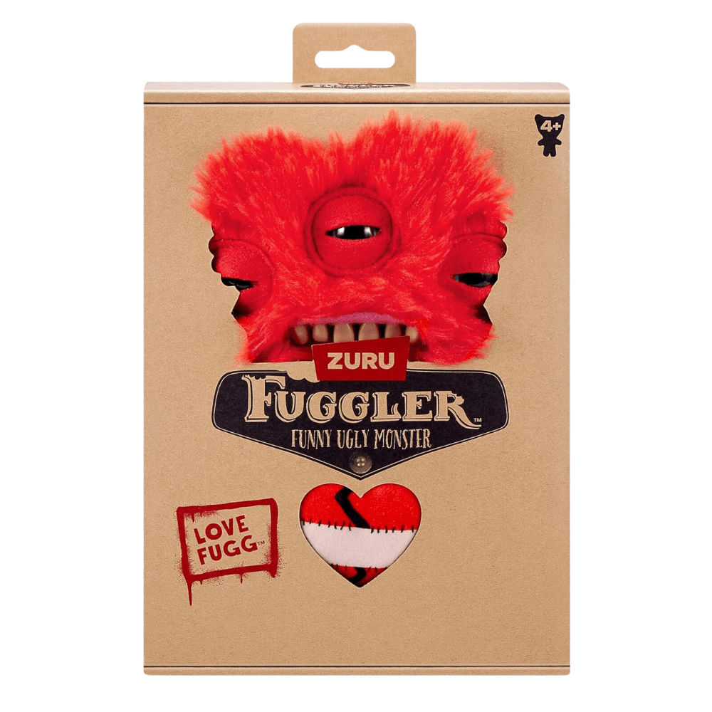 Toys N Tuck:Fuggler Love Fug Annoyed Alien Funny Ugly Monster Plush Red,Fuggler