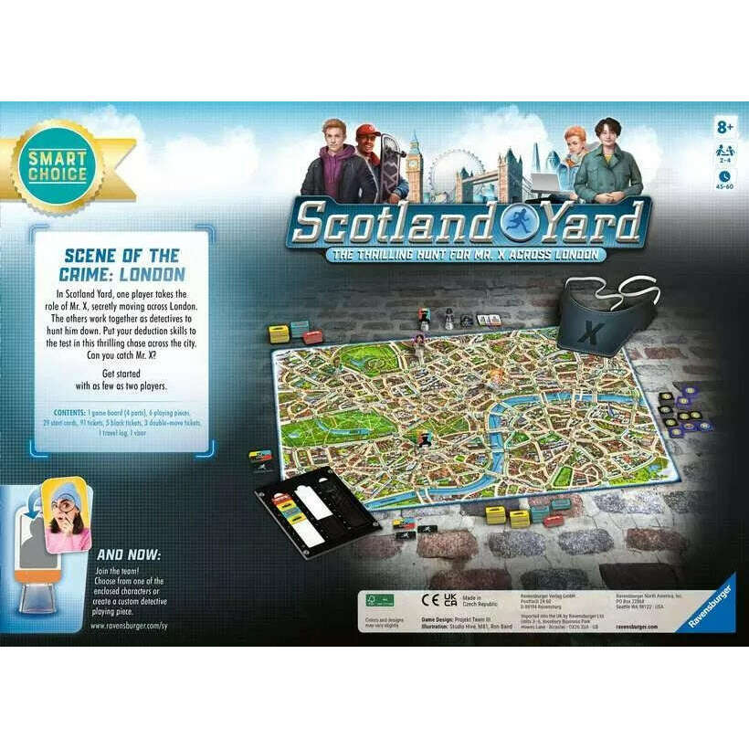 Toys N Tuck:Scotland Yard Strategy Board Game [Smart Choice],Scotland Yard