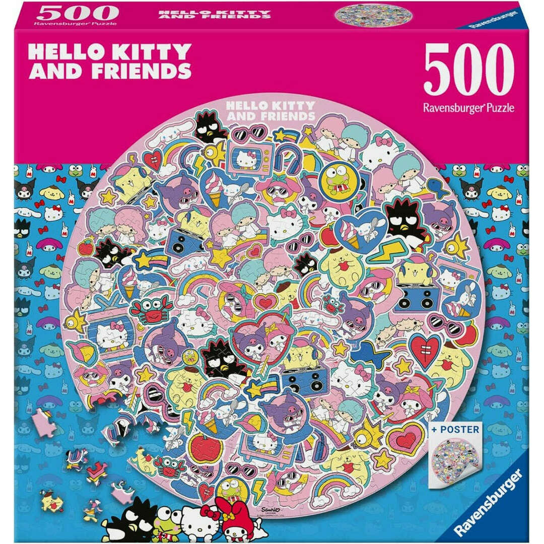 Toys N Tuck:Ravensburger 500pc Puzzle Hello Kitty And Friends,Ravensburger