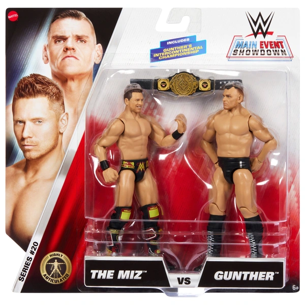 Toys N Tuck:WWE Action Figure - Main Event Showdown Series #20 - The Miz VS Gunther,WWE