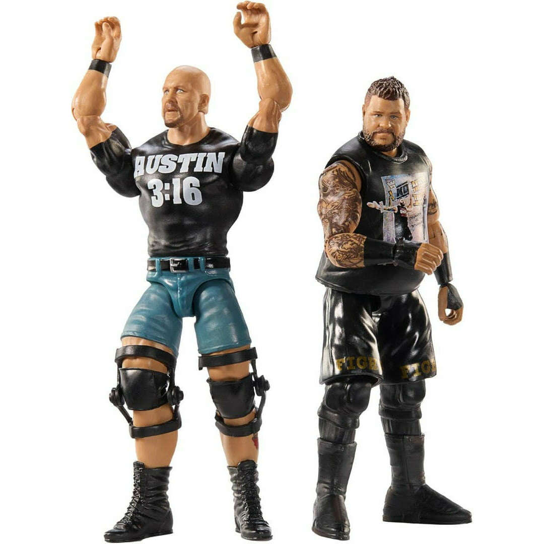 Toys N Tuck:WWE Action Figure - Main Event Showdown Series #20 - Kevin Owens VS Stone Cold Steve Austin,WWE