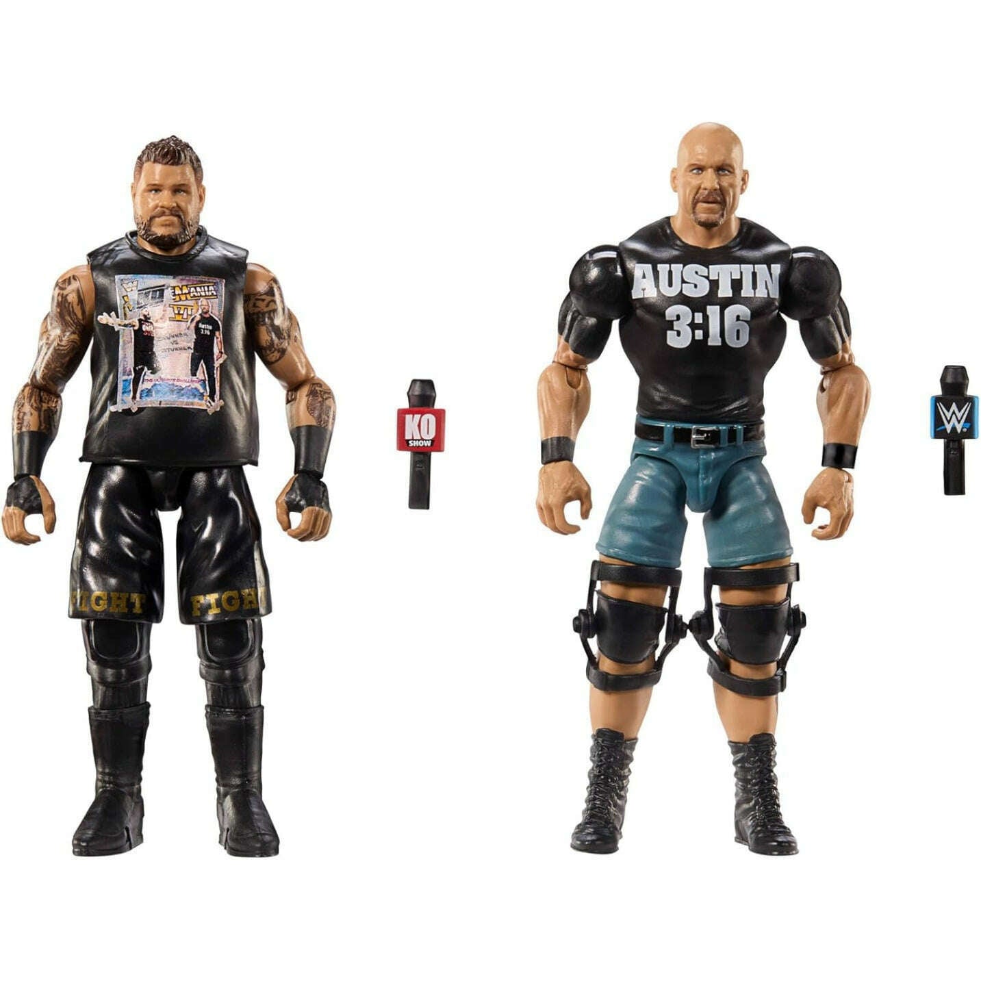 Toys N Tuck:WWE Action Figure - Main Event Showdown Series #20 - Kevin Owens VS Stone Cold Steve Austin,WWE