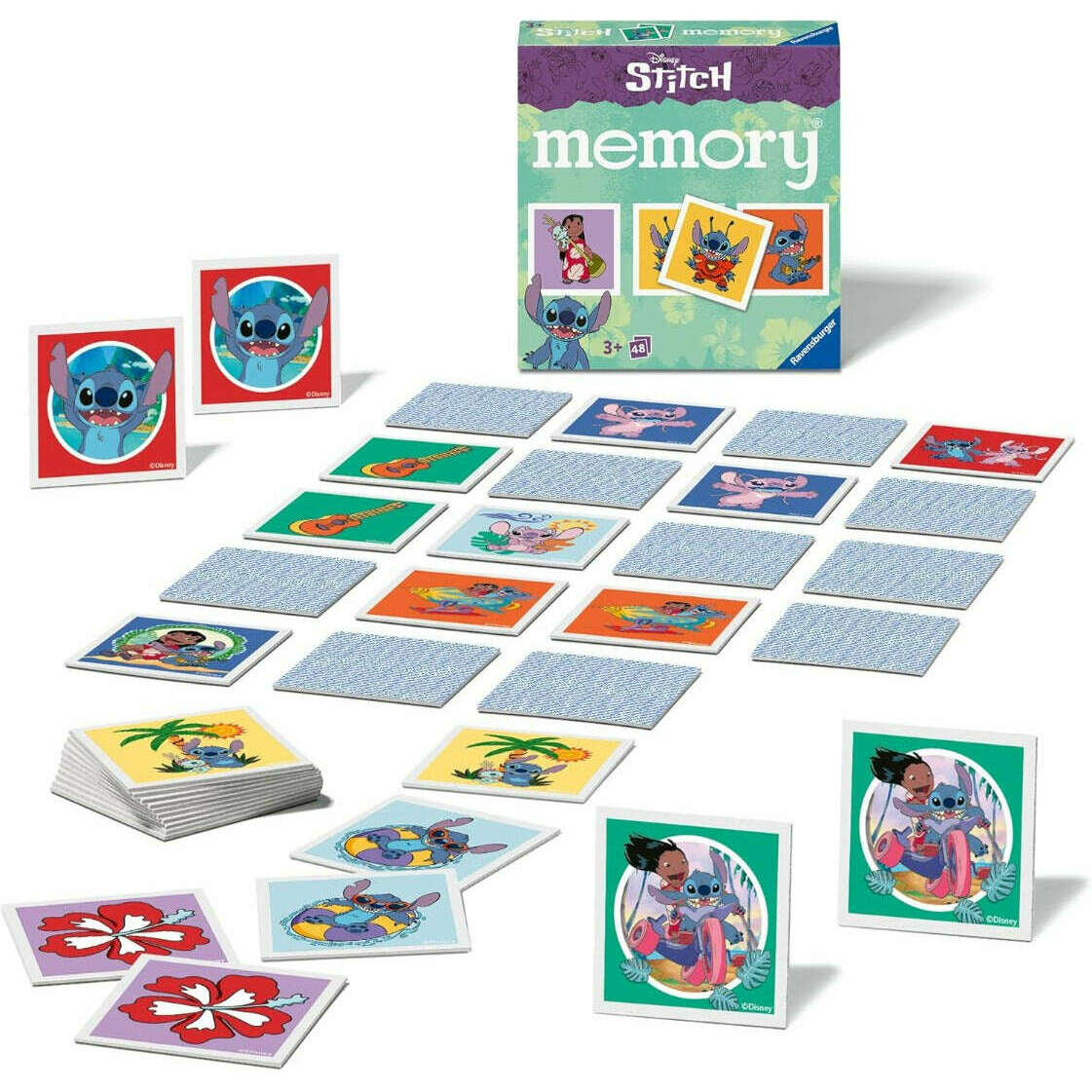 Toys N Tuck:Ravensburger Mini Memory Game Disney Stitch,Ravensburger