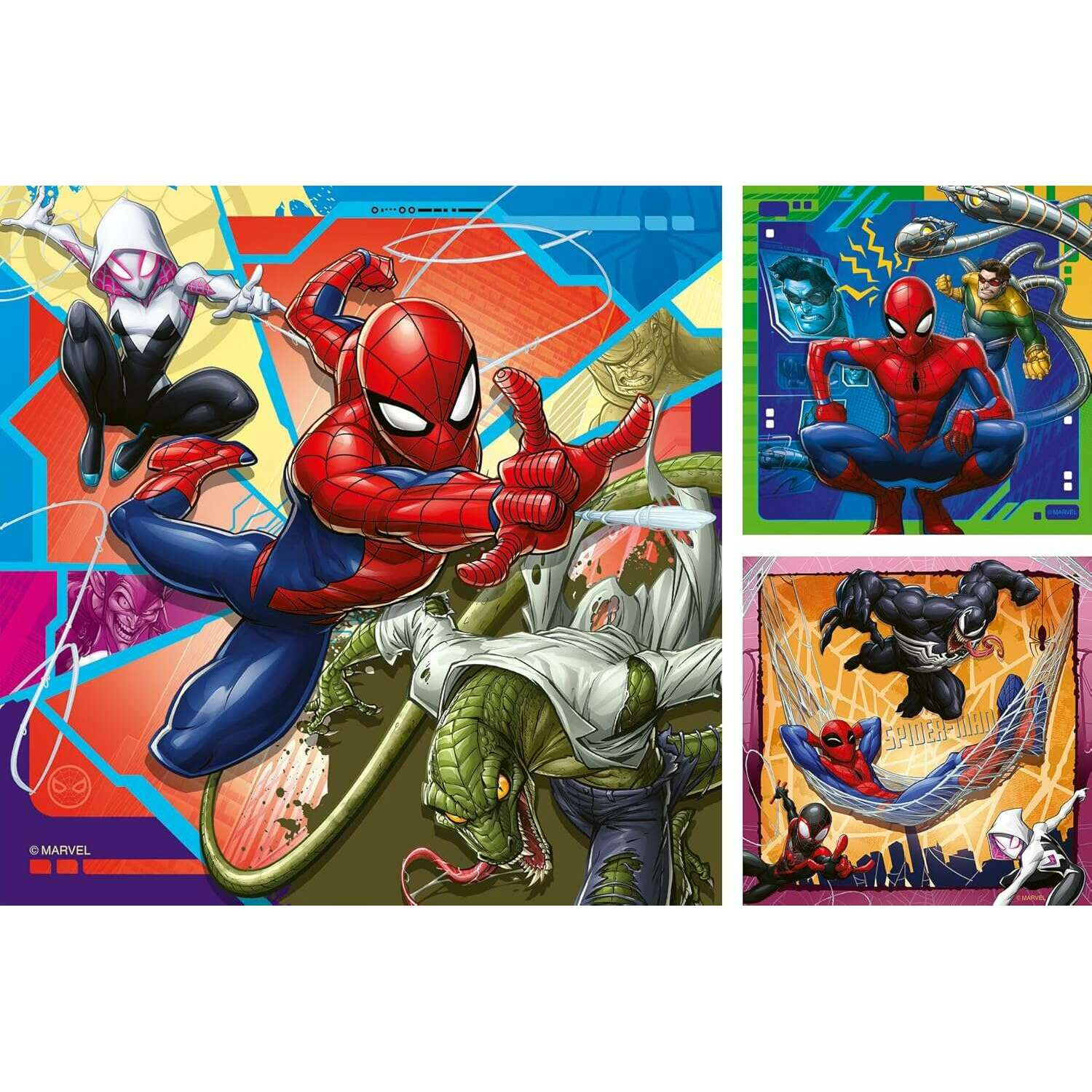 Toys N Tuck:Ravensburger 3 x 49pc Puzzle Marvel Spider-Man,Ravensburger