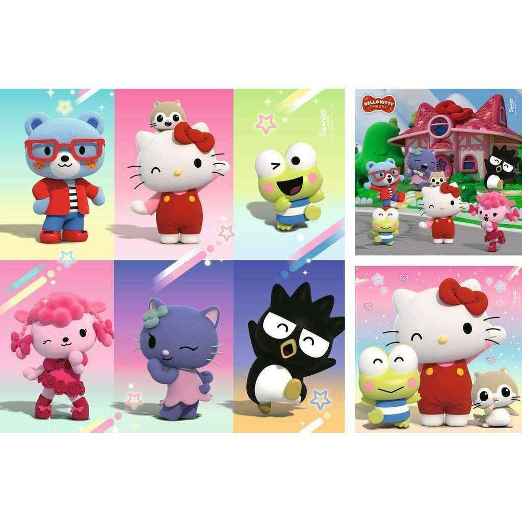 Toys N Tuck:Ravensburger 3 x 49pc Puzzle Hello Kitty,Ravensburger