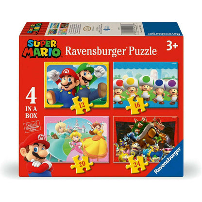 Toys N Tuck:Ravensburger 4 in a Box Puzzles Super Mario,Ravensburger