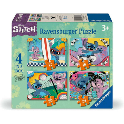 Toys N Tuck:Ravensburger 4 in a Box Puzzles Disney Stitch,Ravensburger