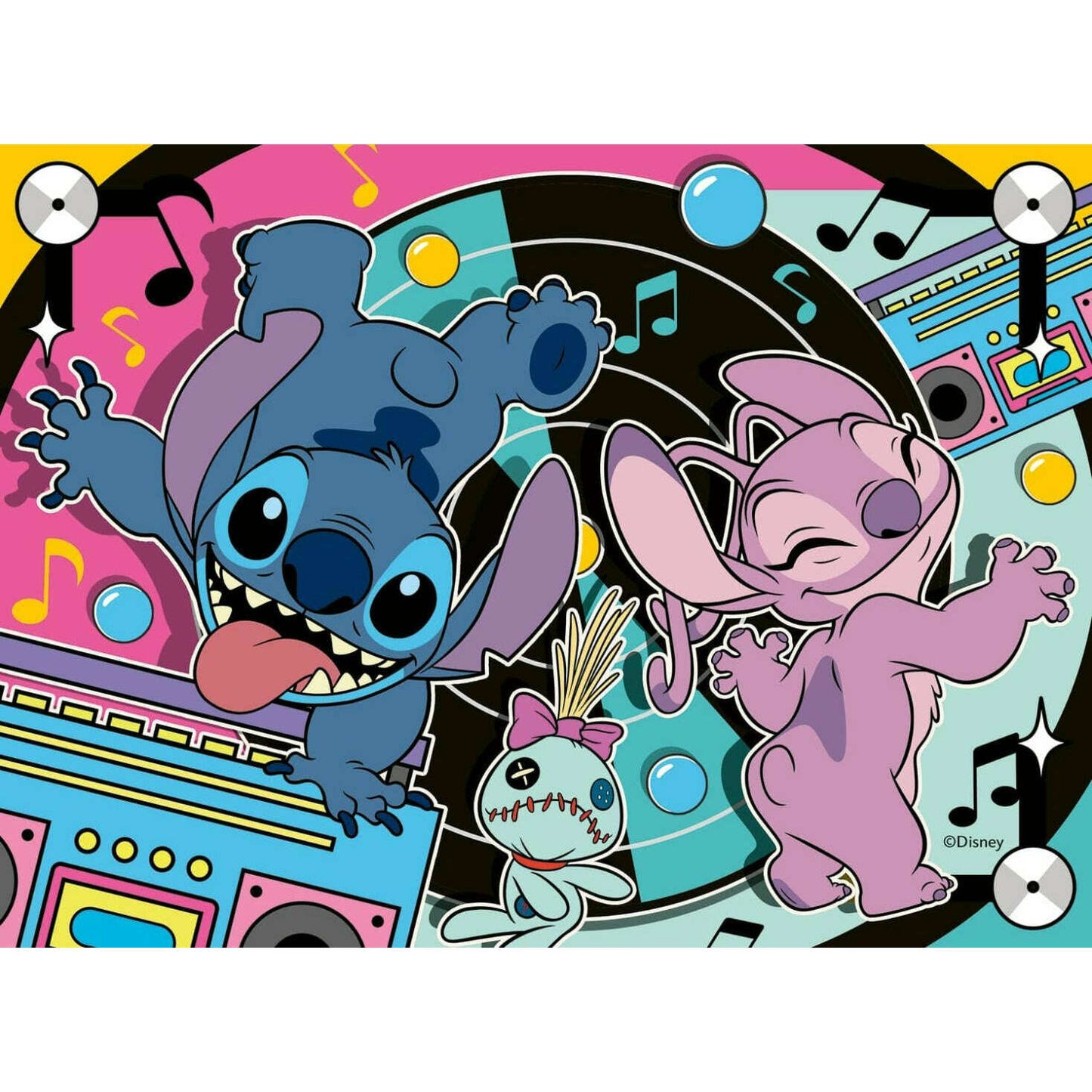 Toys N Tuck:Ravensburger 4 in a Box Puzzles Disney Stitch,Ravensburger