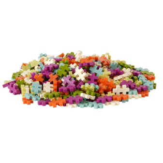 Toys N Tuck:Plus Plus 240 PCS Botanica Colour Mix,Plus Plus