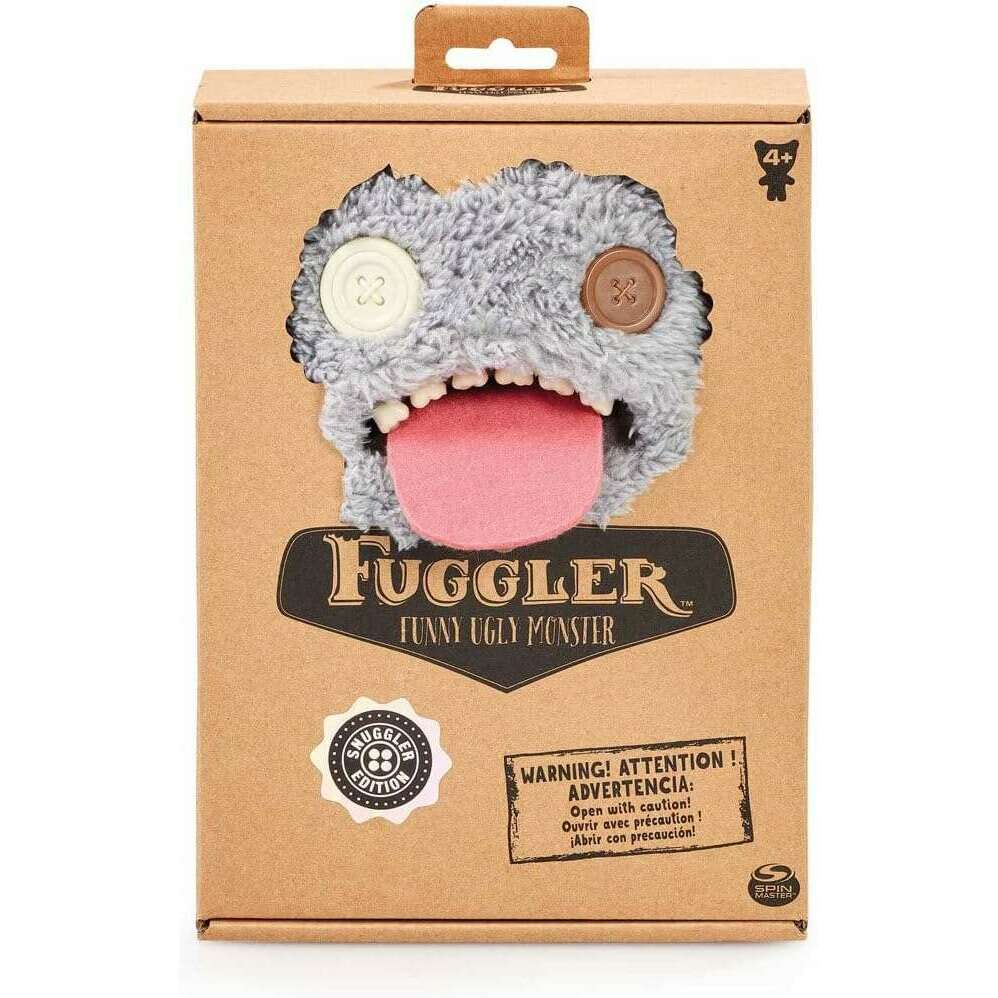 Toys N Tuck:Fuggler Snuggler Edition Oogah Boogah Grey Plush,Fuggler