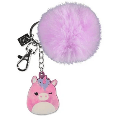 Toys N Tuck:Squishmallows Pom Pom Fluffy Keyring,Squishmallows