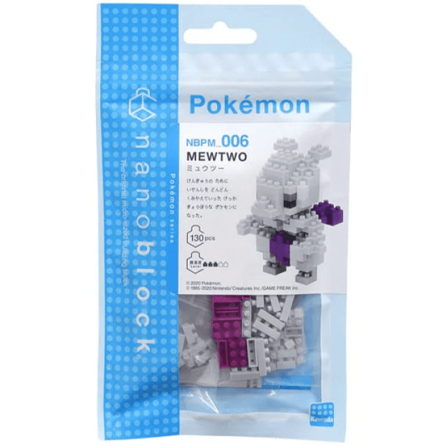 Toys N Tuck:Nanoblock Constructible Figure Pokemon Mewtwo,Pokemon