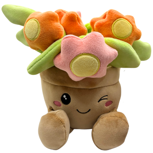 Toys N Tuck:Kawaii Kuties Potted Plants 8.5 Inch Plush,Kawaii Kuties