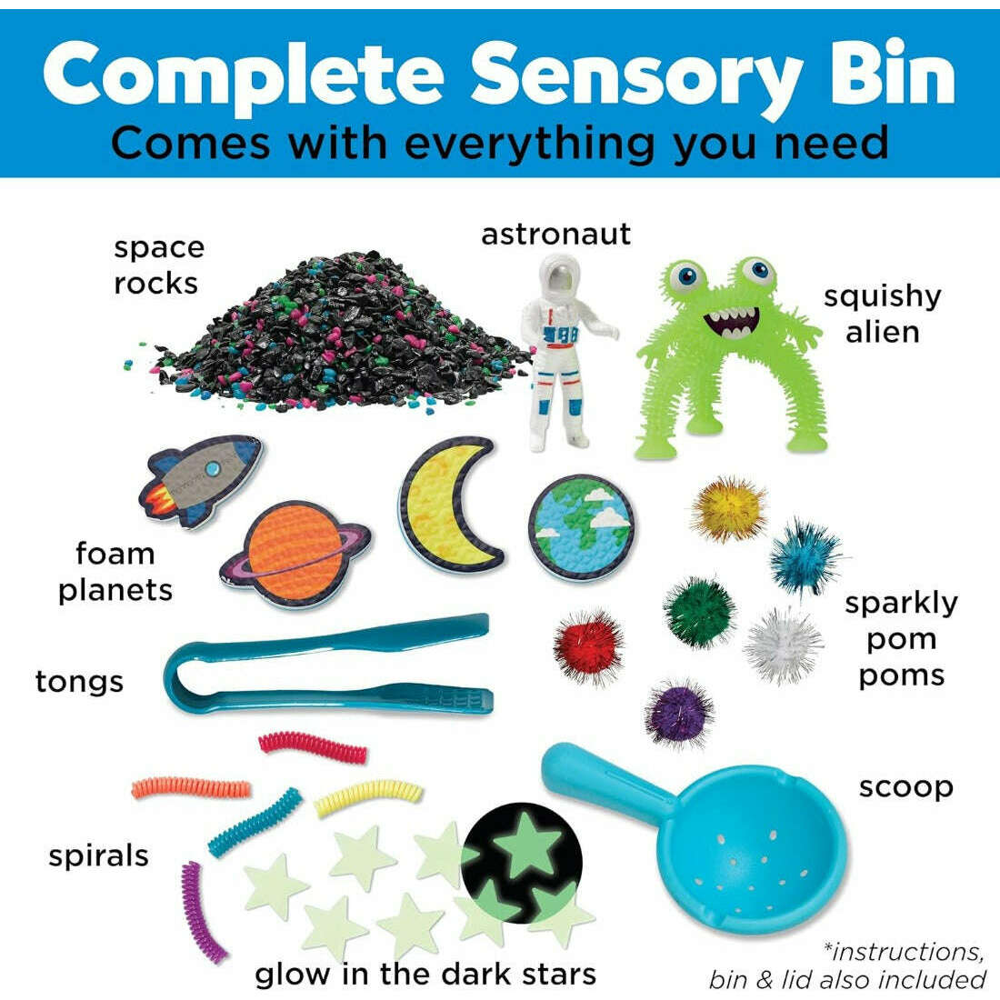 Toys N Tuck:Creativity For Kids Sensory Bin Outer Space,Creativity For Kids