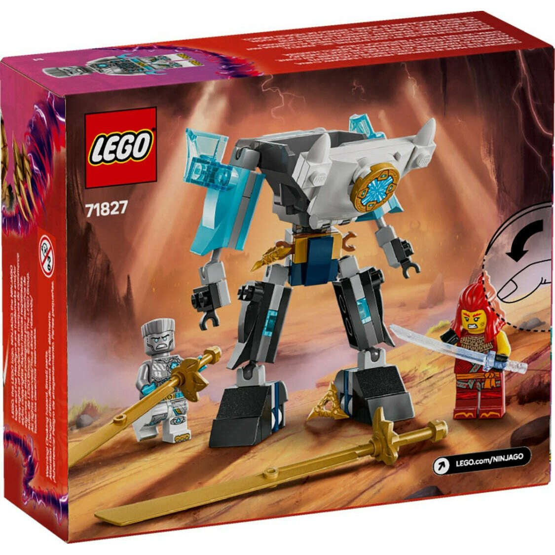 Toys N Tuck:Lego 71827 Ninjago Zane's Battle Suit Mech,Lego Ninjago