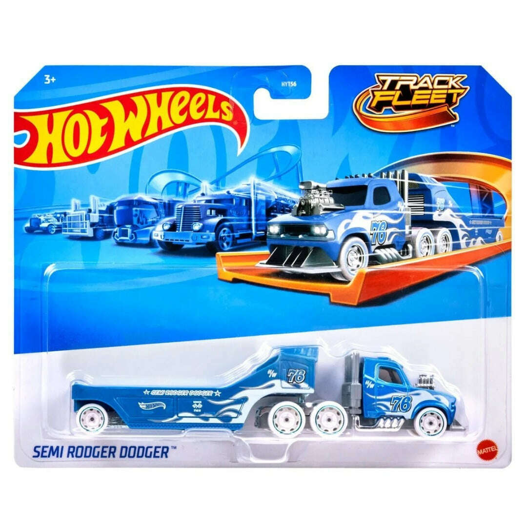 Toys N Tuck:Hot Wheels Track Fleet - Semi Rodger Dodger,Hot Wheels