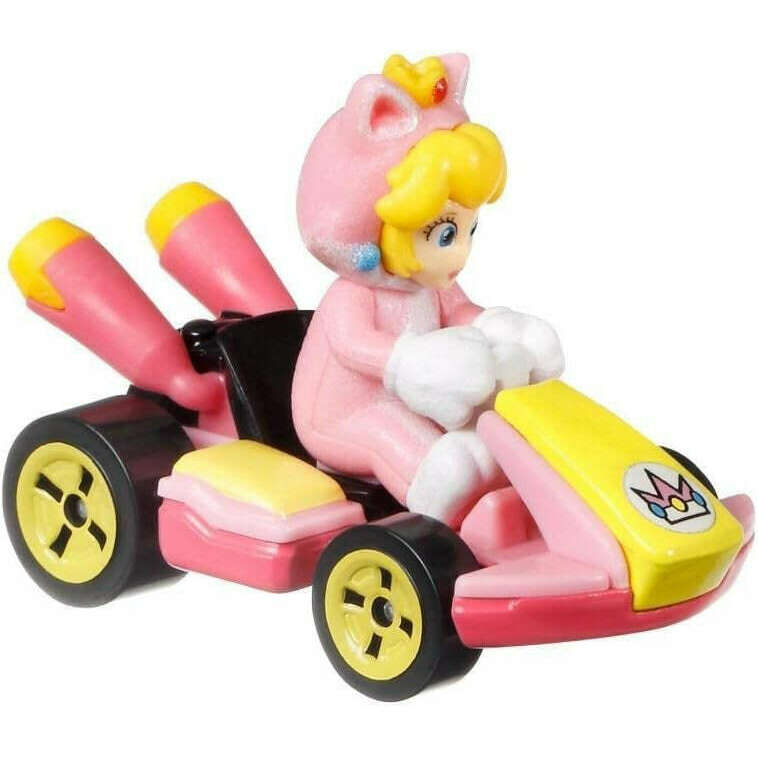 Toys N Tuck:Hot Wheels Mariokart - Cat Peach Standard Kart,Hot Wheels