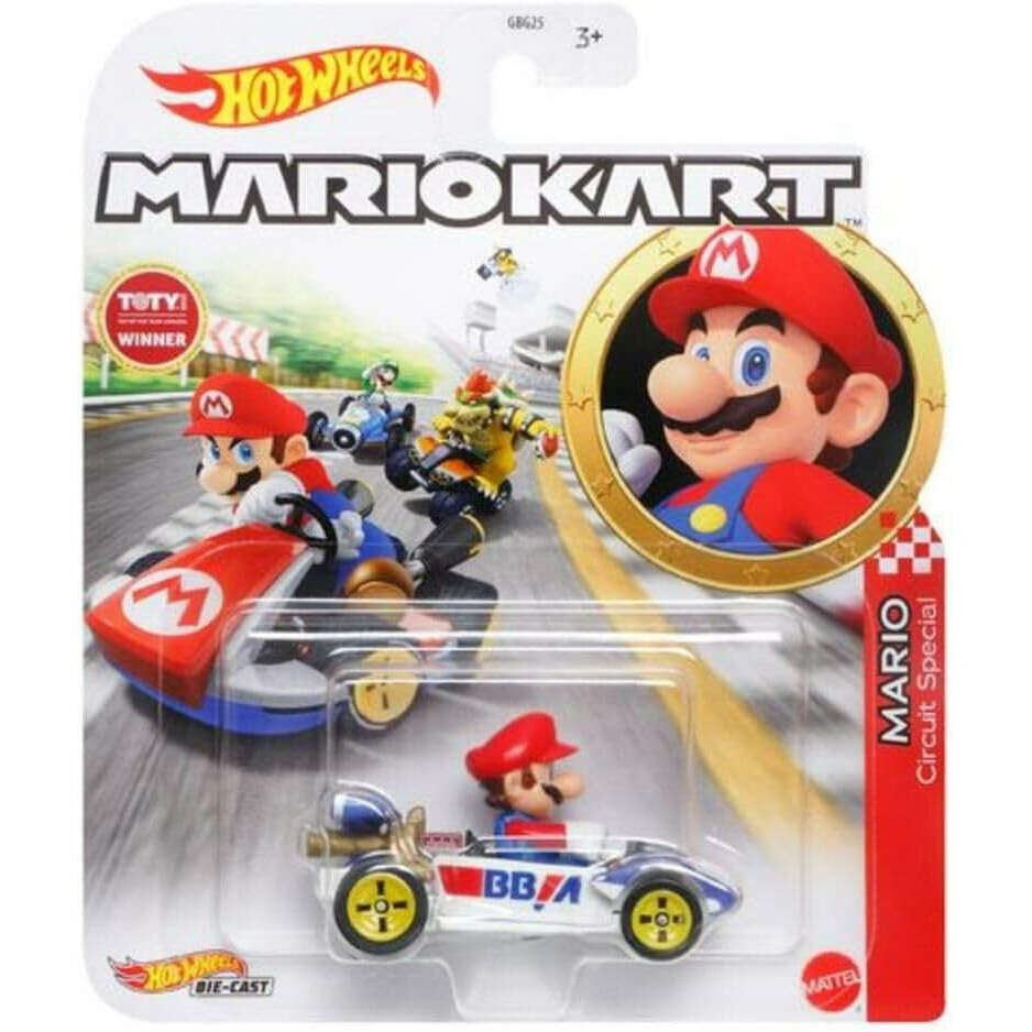 Toys N Tuck:Hot Wheels Mariokart - Mario Circuit Special,Hot Wheels