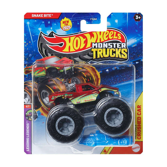 Toys N Tuck:Hot Wheels Monster Trucks - Snake Bite,Hot Wheels