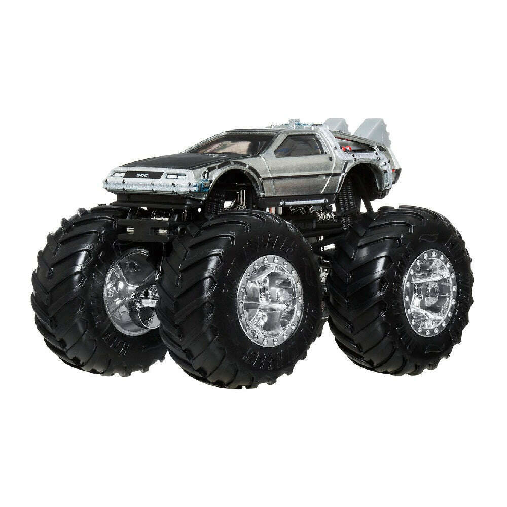 Toys N Tuck:Hot Wheels Monster Trucks - Back To The Future Time Machine,Hot Wheels