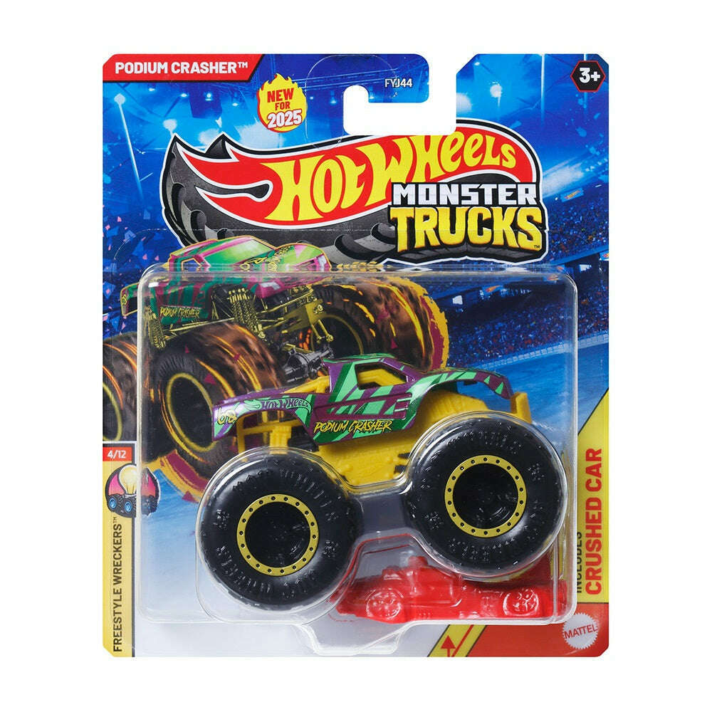 Toys N Tuck:Hot Wheels Monster Trucks - Podium Crasher,Hot Wheels