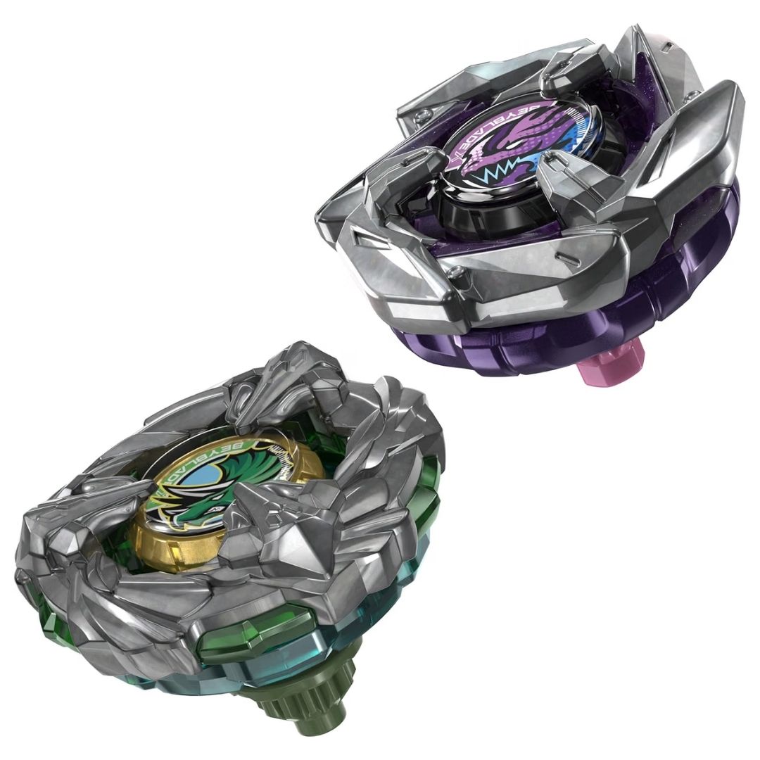 Beyblade X Dual Pack Brace Triceratops M-85BS & Dagger Dran 7-55K