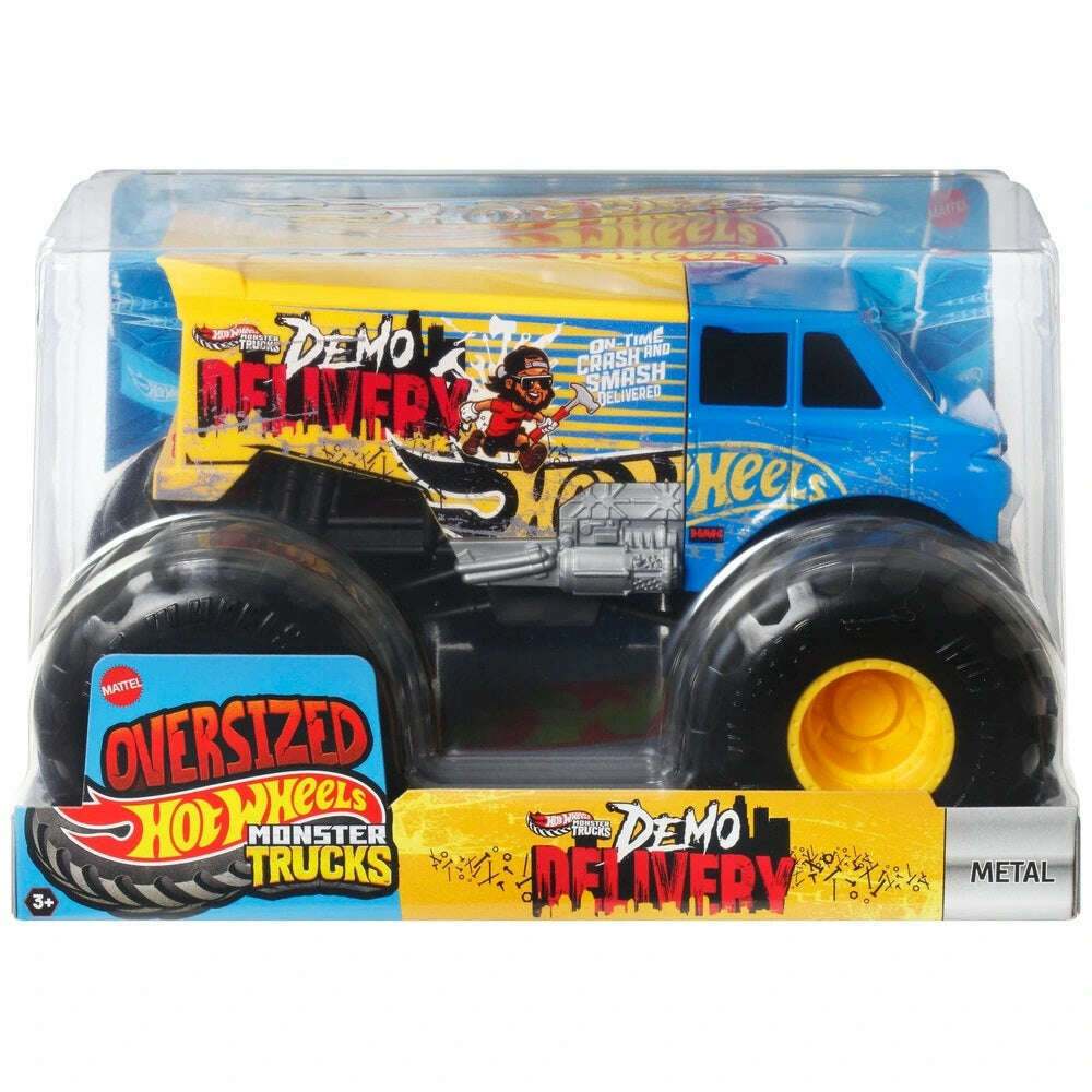 Toys N Tuck:Hot Wheels Monster Trucks Oversized - Demo Delivery,Hot Wheels