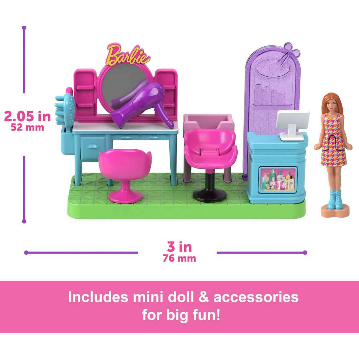 Toys N Tuck:Barbie Mini Barbieland Hair Salon,Barbie