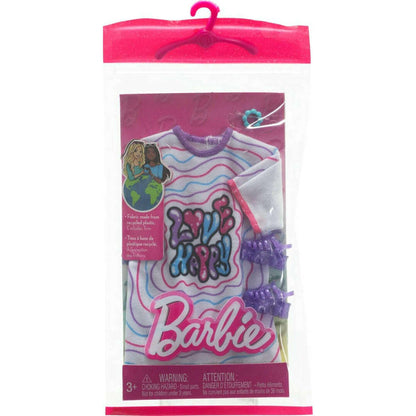 Toys N Tuck:Barbie Fashion Outfit - Oversized T-Shirt Dress (HRH38),Barbie