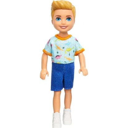 Toys N Tuck:Barbie Chelsea Doll Boy Doll Dino Print T Shirt (HXM98),Barbie