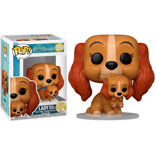 Toys N Tuck:Pop! Vinyl - Lady And The Tramp - Lady With Puppy 1553,Disney