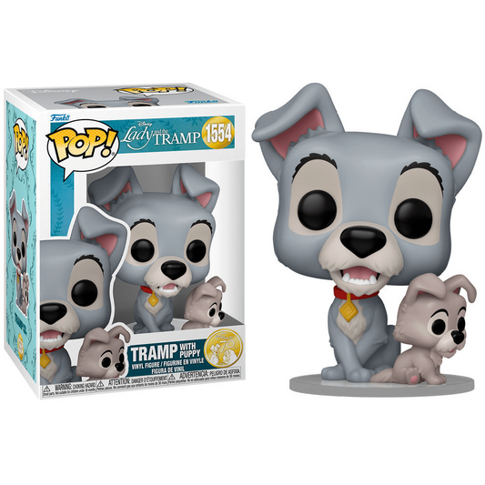 Toys N Tuck:Pop! Vinyl - Lady And The Tramp - Tramp With Puppy 1554,Disney