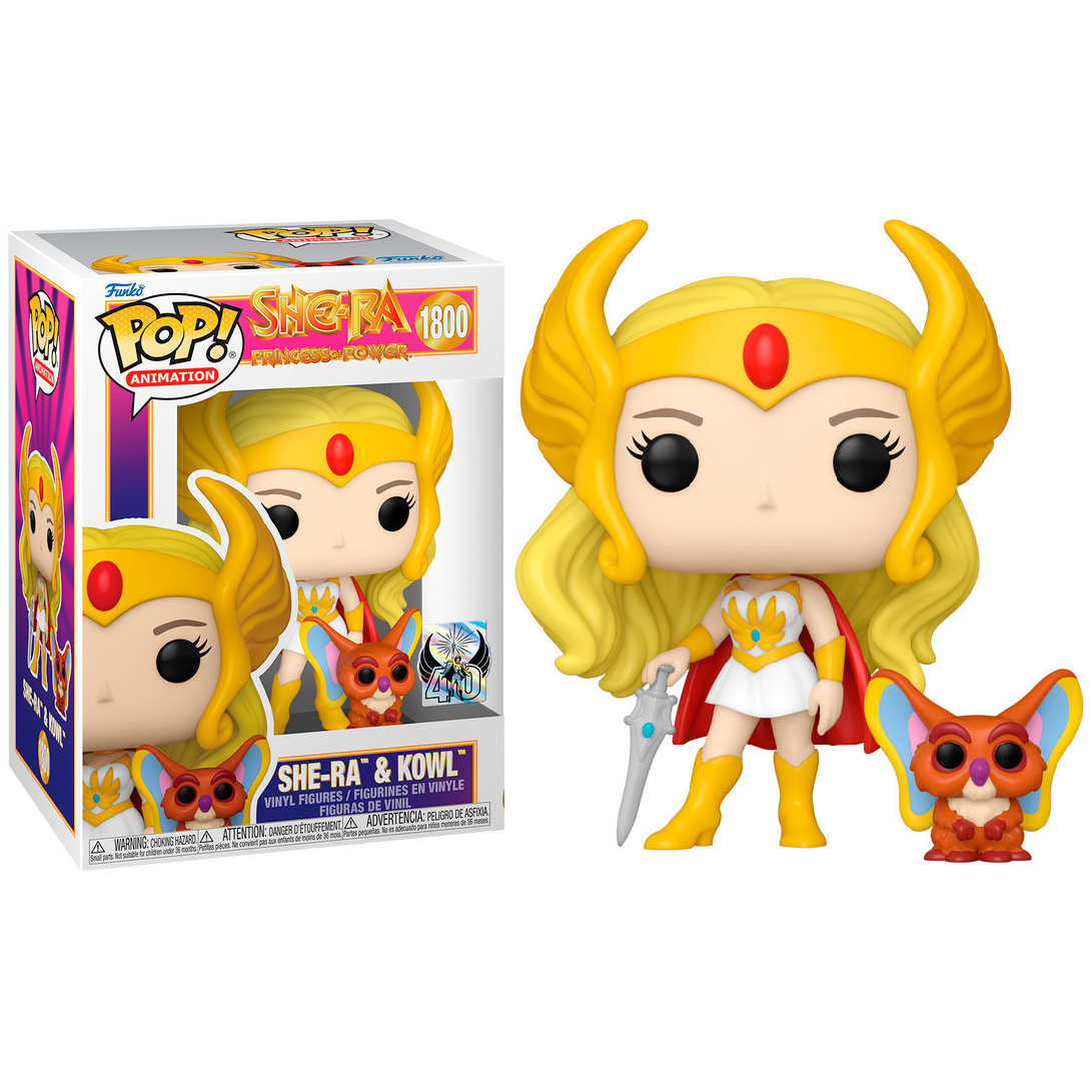 Toys N Tuck:Pop! Vinyl - She-Ra Princess Of Power - She-Ra & Kowl 1800,She-Ra Princess Of Power