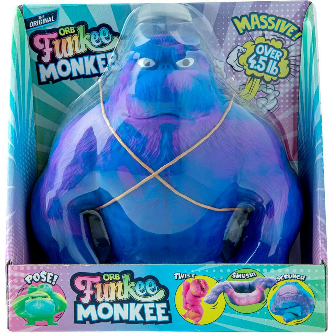 Toys N Tuck:Orb Funkee Monkee Jumbo Blue & Purple,Orb Funkee