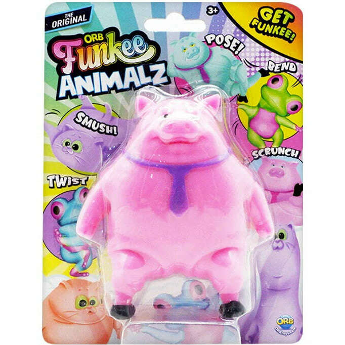 Toys N Tuck:Orb Funkee Animalz Pink Pig,Orb Funkee