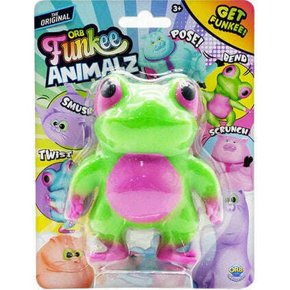 Toys N Tuck:Orb Funkee Animalz Green Frog,Orb Funkee