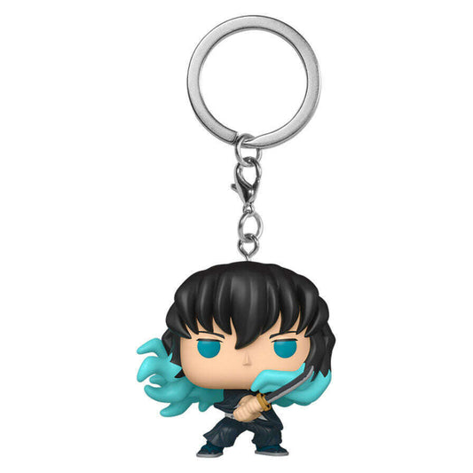 Toys N Tuck:Funko Pocket Pop Keychain - Demon Slayer - Muichiro Tokito,Demon Slayer