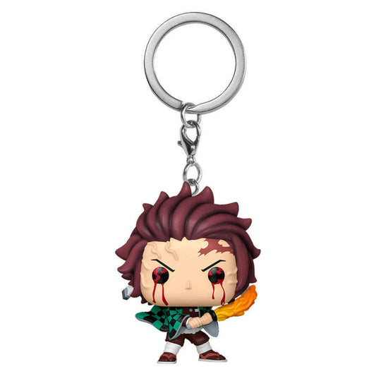 Toys N Tuck:Funko Pocket Pop Keychain - Demon Slayer - Tanjiro Kamado,Demon Slayer