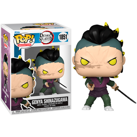 Toys N Tuck:Pop! Vinyl - Demon Slayer - Genya Shinazugawa 1851,Demon Slayer