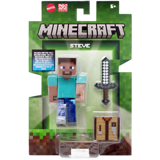 Toys N Tuck:Minecraft 3.25'' Figures - Steve,Minecraft