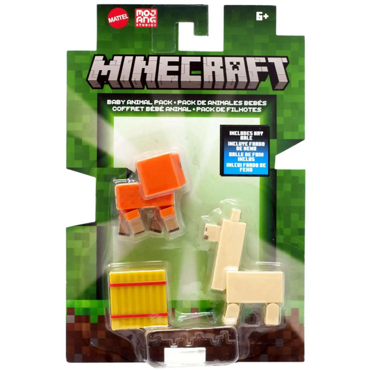 Toys N Tuck:Minecraft 3.25'' Figures - Baby Animal Pack,Minecraft