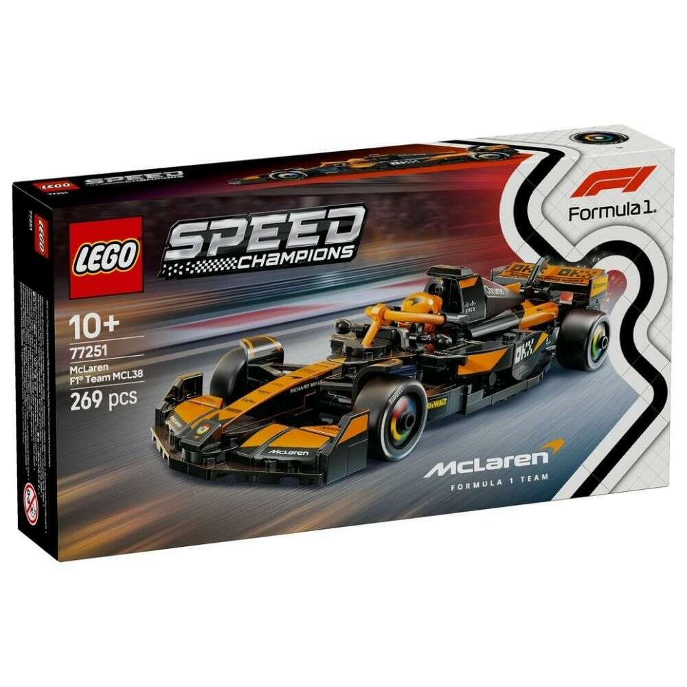 Toys N Tuck:Lego 77251 Speed Champions McLaren F1 Team MCL38 Race Car,Lego