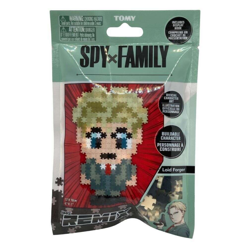 Toys N Tuck:Spy x Family Jixelz Remix Puzzle - Loid Forger,Jixelz Remix