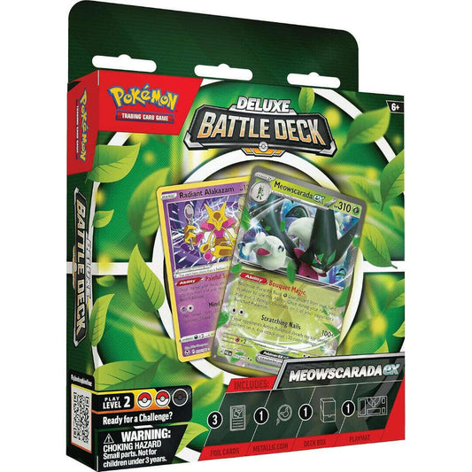 Toys N Tuck:Pokemon TCG Deluxe Battle Deck Meowscarada EX,Pokemon