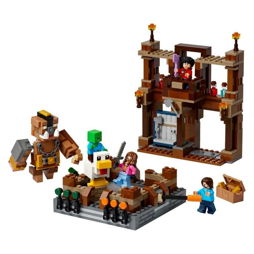 Toys N Tuck:Lego 21272 Minecraft Woodland Mansion Fighting Ring,Lego Minecraft