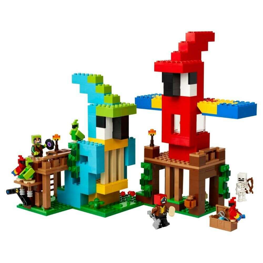 Toys N Tuck:Lego 21282 Minecraft The Parrot Houses,Lego Minecraft