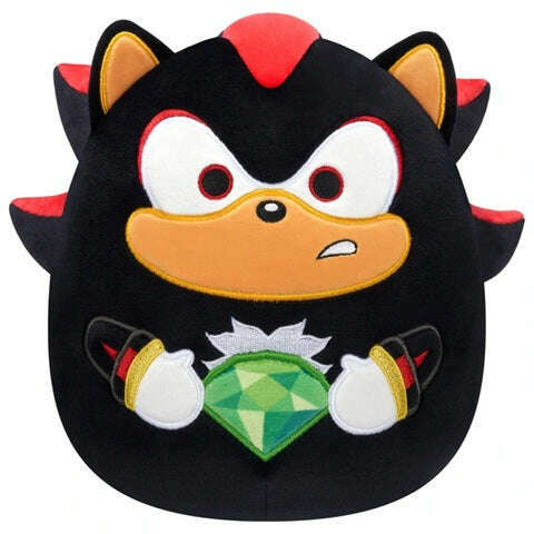 Toys N Tuck:Squishmallows Sonic The Hedgehog 8 Inch Plush - Shadow,Sonic The Hedgehog