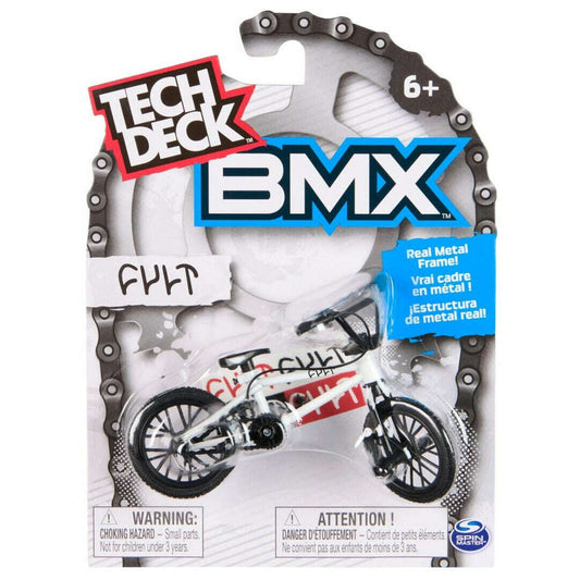 Toys N Tuck:Tech Deck Single Pack BMX - Cult  (White & Black),Tech Deck