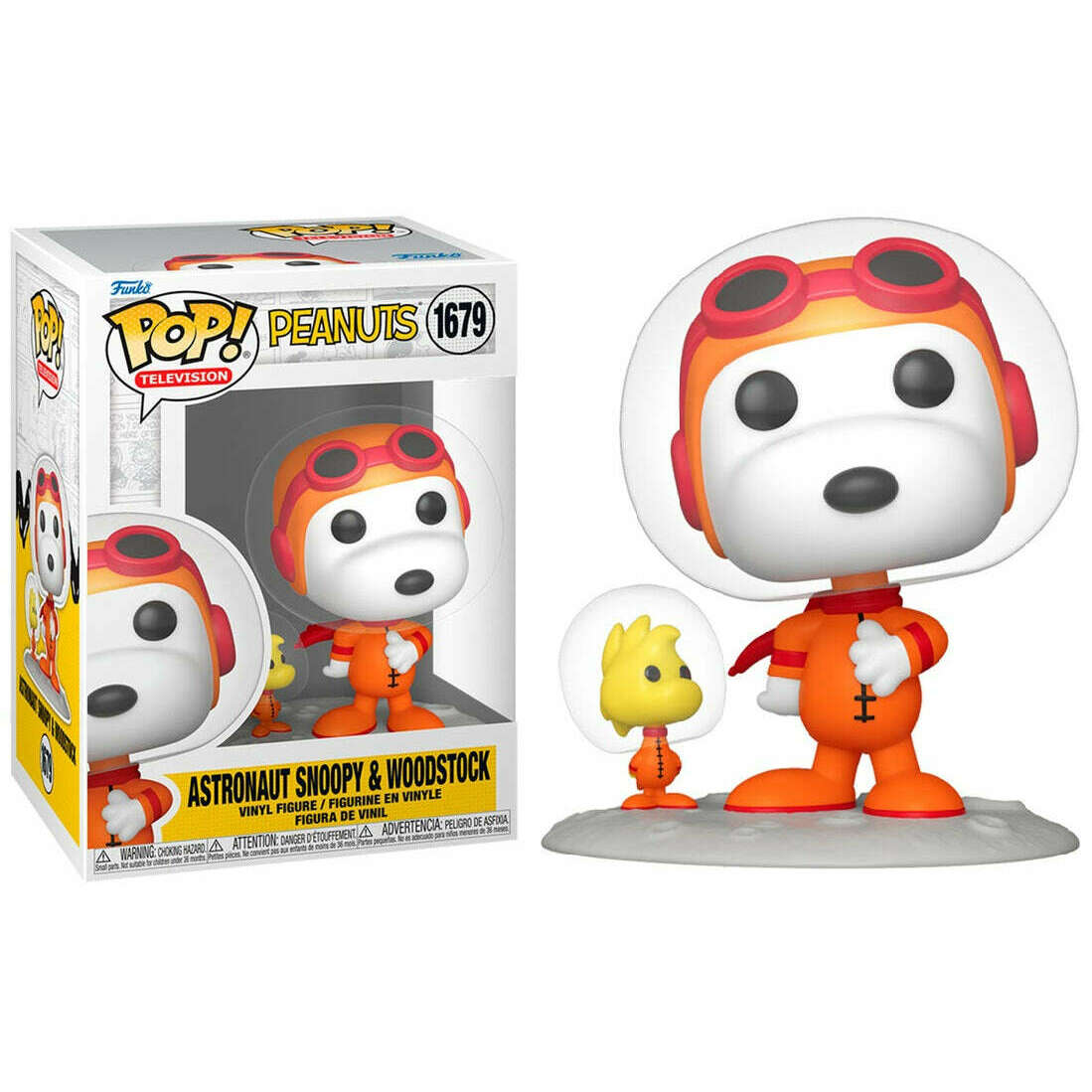 Toys N Tuck:Pop! Vinyl - Peanuts - Astronaut Snoopy & Woodstock 1679,Peanuts